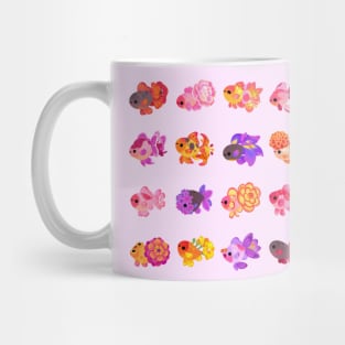 Flower goldfish Mug